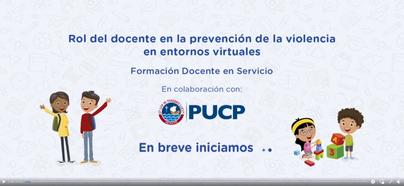 Rol del docente en la prevención de la violencia en entornos virtuales