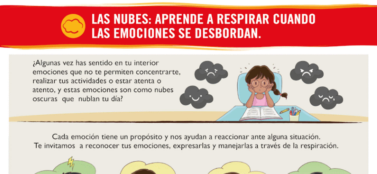 Las nubes: aprende a respirar cuando las emociones se desbordan